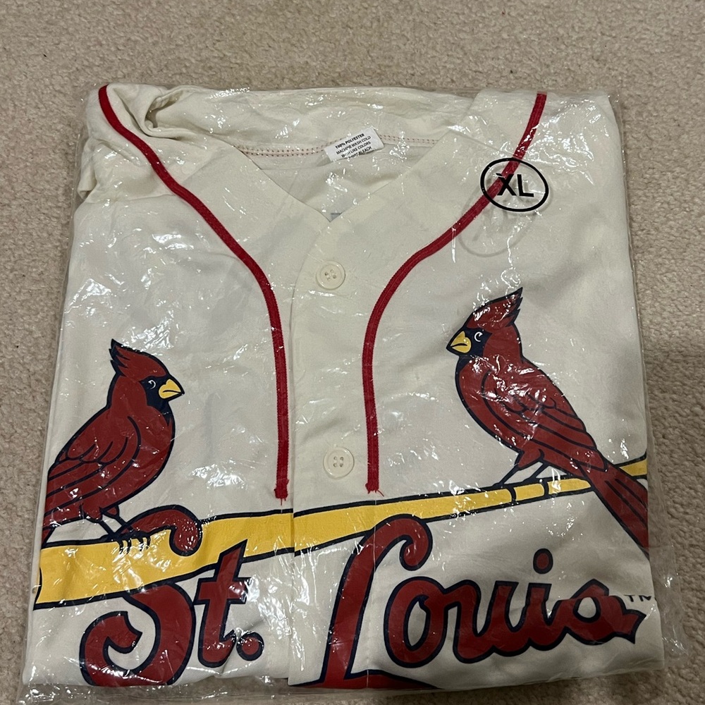 St. Louis Cardinals Adam Wainwright Cream Jersey